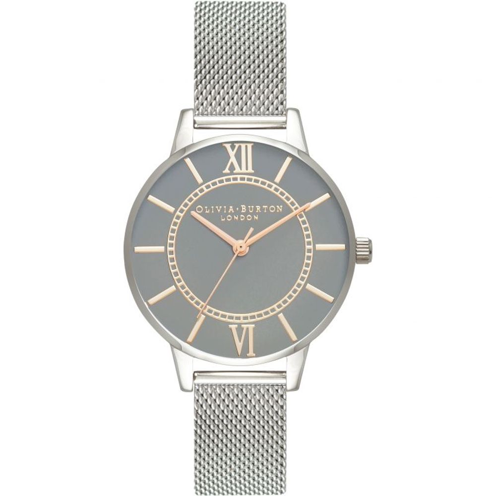 Olivia Burton Silver Stainless Steel Watch